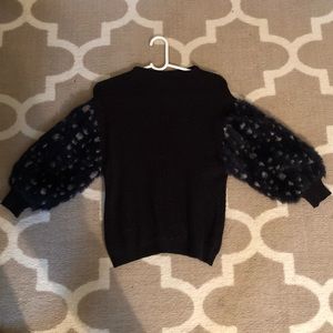 Anthropologie Balloon Sleeved Sweater
